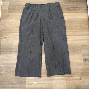 Old Navy Women's Gray Houndstooth Wide Leg Pants